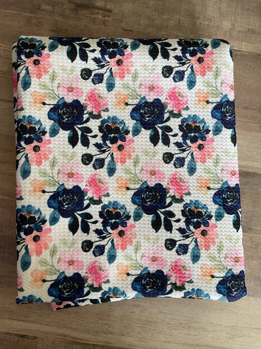 Blue floral bullet